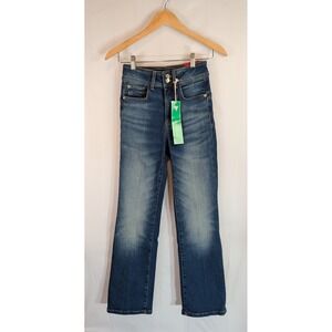 Guess Sadie High Rise Straight Leg Jeans Atmosphere Blue Stretch Size 2 W26 L29